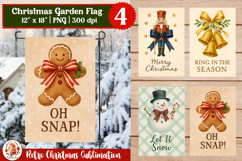 Christmas Garden Flag, Merry Christmas, Happy New Year Product Image 1
