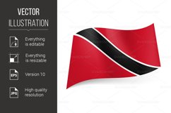 State flag of Trinidad and Tobago. Product Image 1