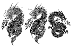 7 Flaming dragon tattoo Product Image 3