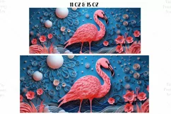 Flamingo Mug Wrap Sublimation Designs, 3d Mug, Flamingo Png