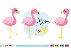 flamingo clipart