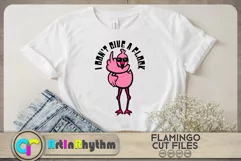 Flamingo svg - I don't give a flock Product Image 2