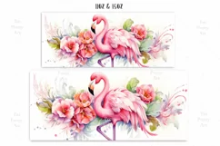 Flamingo Mug Wrap Sublimation Designs, 3d Mug, Flamingo Png