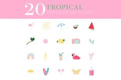 flamingo pink instagram highlight icons