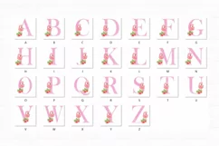 Flamingo Alphabet Flamingo Flower Kids Letters Printable Product Image 2