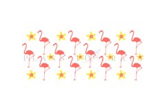 flamingo summer libbey beer can glass full wrap svg presized template for 16oz and 20oz glass for Cricut Silhouette and sublimation