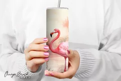 Flamingo Tropical Tumbler Sublimation Summer Tumbler Wrap
