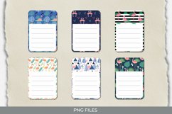 Flamingo with Vintage Color Shaped Journaling Page Product Image 1