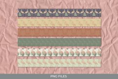 Flamingo with Vintage Color Seamless Pattern Stripe Product Image 1