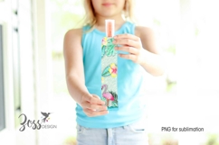 Tropical Flamingo Ice pop Holder sublimation design Product Image 2