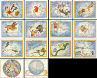 13 Vintage Heavenly Atlas Astrology Plates Image Bundle 2 Product Image 2