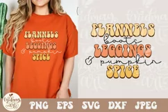 Flannels boots leggings and pumpkin spice SVG PNG, flannel Product Image 1