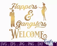 Vintage Beer Svg | Art Deco Flappers And Gangsters Welcome Product Image 2