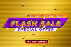 big sale,flash sale banner template editable text effect Product Image 1