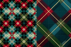 Flat Christmas plaid pattern design Product Image 2