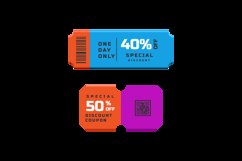 Flat design sale tags design label Product Image 2