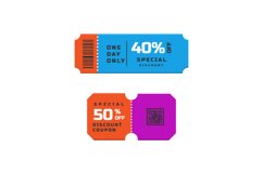 Flat design sale tags design label Product Image 1