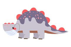Dino Doctor Clipart Set - Cute Prehistoric Medical Product Image 3