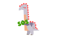 Dino Doctor Clipart Set - Cute Prehistoric Medical Product Image 9