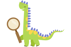 Back to School Dinosaur Clipart Product Image 2