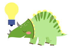 Back to School Dinosaur Clipart Product Image 3