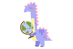 Back to School Dinosaur Clipart Product Image 7