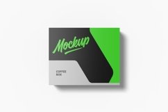Flat Lay of Coffee Box Mockup Product Image 2