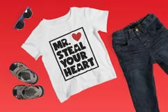 Mr Steal your Heart SVG, Valentine's day SVG Product Image 2