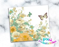 Floral 20 oz Skinny Tumbler Wrap Product Image 2