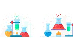 Chemistry Research Illustration  Product Image 1