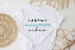 Halloween Vibes Teal PNG Sublimation Design Product Image 3