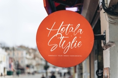 Flatter Sagitha - Stylish Handwritten Font Product Image 4