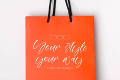 Flatter Sagitha - Stylish Handwritten Font Product Image 5