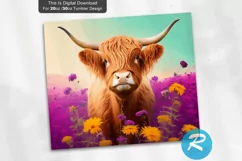 Cow Sunflowers Tumbler,Watercolor Highland Cow Wrap,Sunflower Cow Tumbler Wrap,Watercolor Flowers Tumbler png,Farm Cow Sublimation,custom tumbler,sublimate designs,sublimation design,20 oz skinny,20oz skinny,tumbler png,tumbler template,tumbler wrap