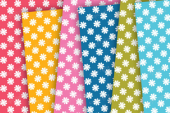 Mixed Flowers &amp; Polka Dots Seamless Digital Paper Product Image 4