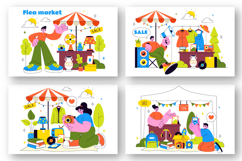 10 Flea Market Vector Illustration Product Image 2