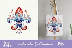 Fleur-de-Lis Clipart Set 5 French Royal Symbol PNGs Product Image 5