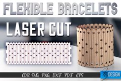 Flexible Bracelets Laser Cut | Jewelry Design | CNC File Product Image 1