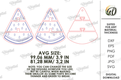 3D Flexible Car Charm Laser Cut. Car Accessory SVG Product Image 2