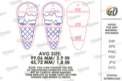 3D Flexible Car Charm Laser Cut. Car Accessory SVG Product Image 2