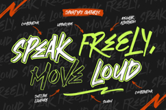 FlickWaver - Freestyle Brush Font Product Image 10