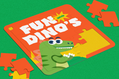 Flinto Cave - Bold Papercut / Paper Cutout Game Font Product Image 12