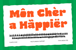 Flinto Cave - Bold Papercut / Paper Cutout Game Font Product Image 4