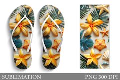 Sea Flip Flop Sublimation. Sea Flip Flop Sublimation Product Image 1