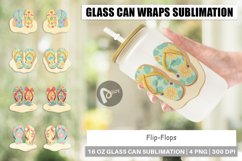 Glass Can Flip-Flops Product Image 1