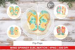 Wind Spinner Flip-Flops Product Image 1