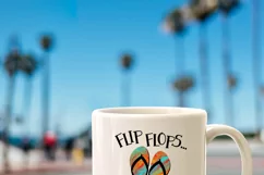 Flip Flops Sublimation PNG, Beach Sublimation PNG, Summer Product Image 2