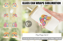 Glass Can Flip-Flops Product Image 1