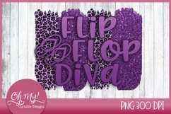 Flip Flop Diva Sublimation Design Product Image 1