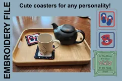Flip Flops & Hat Coasters - 4 x 4 and 5 x 7 Hoops Product Image 2